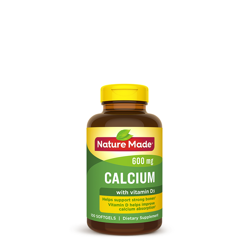 Calcium 600 mg with Vitamin D3 Softgels