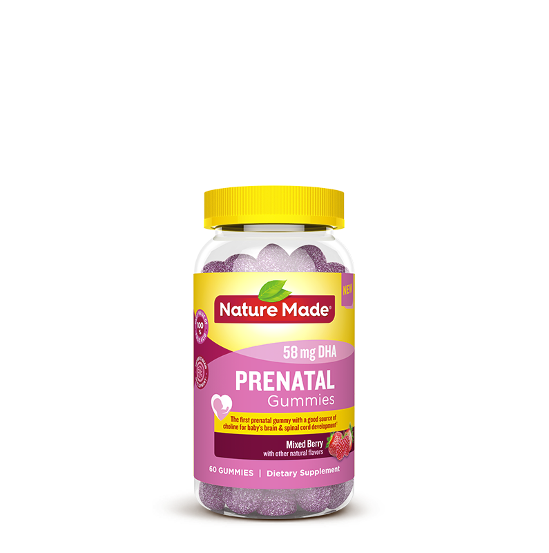 Nature Made® Prenatal Gummies with 58 mg DHA