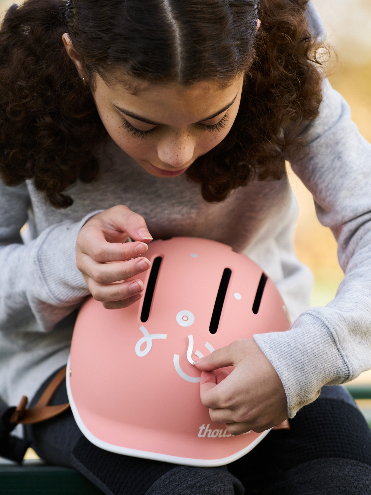 Thousand Jr. Kids Helmet, Power Pink