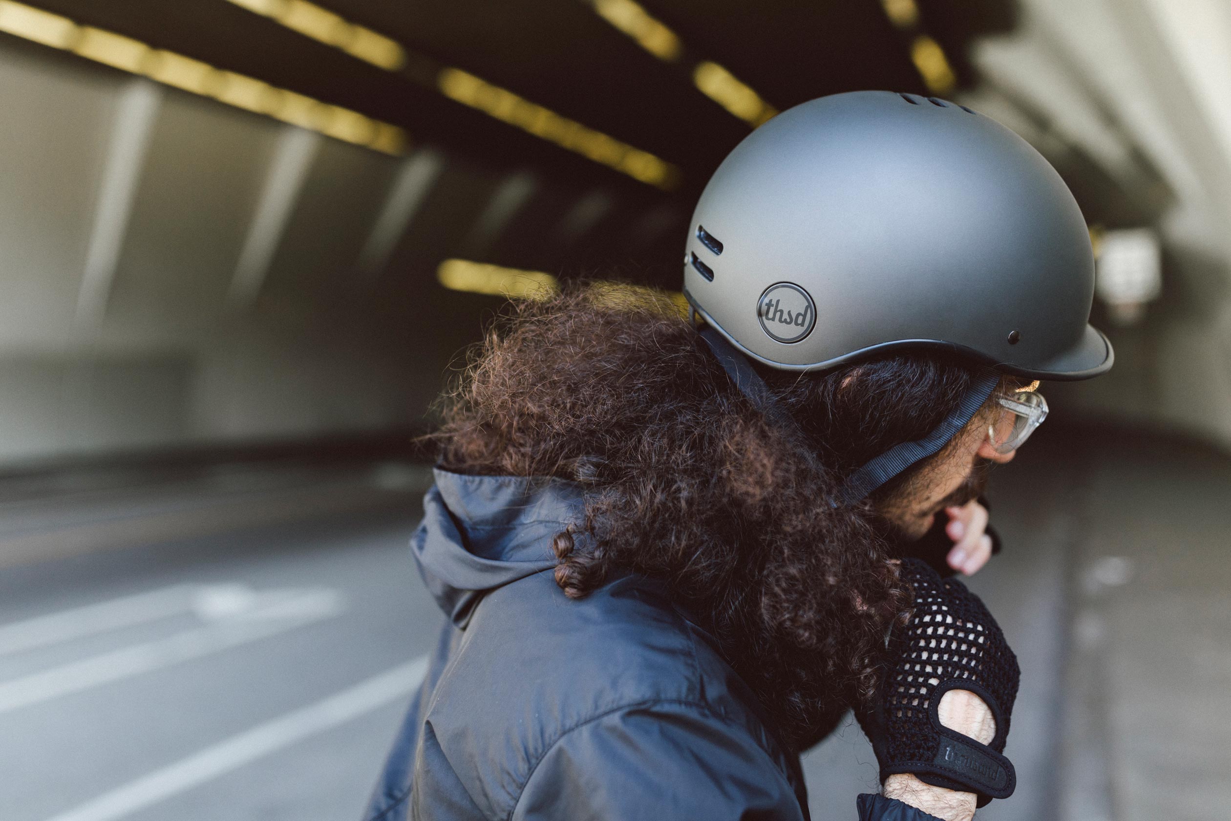 Heritage Bike Helmet, Stealth Black