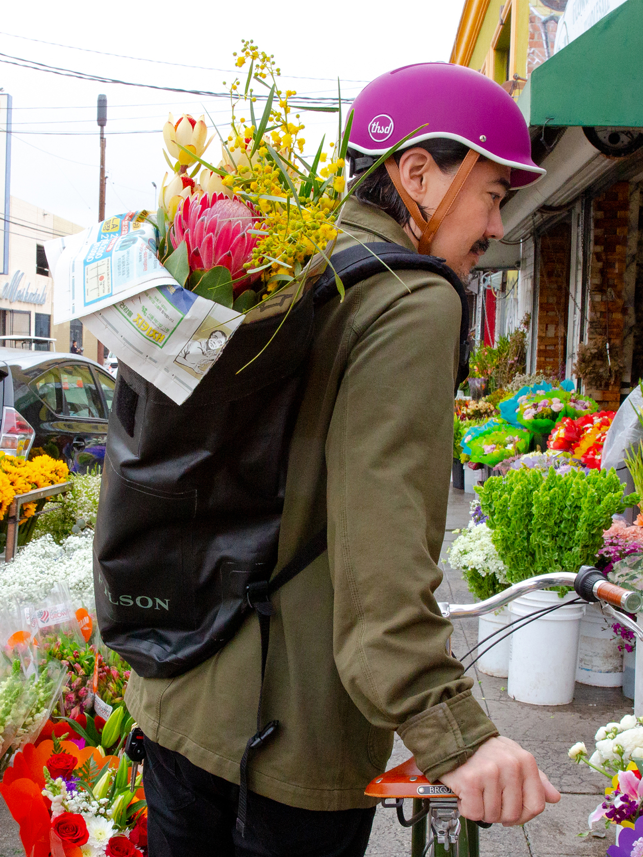 Heritage Bike Helmet, Vibrant Orchid
