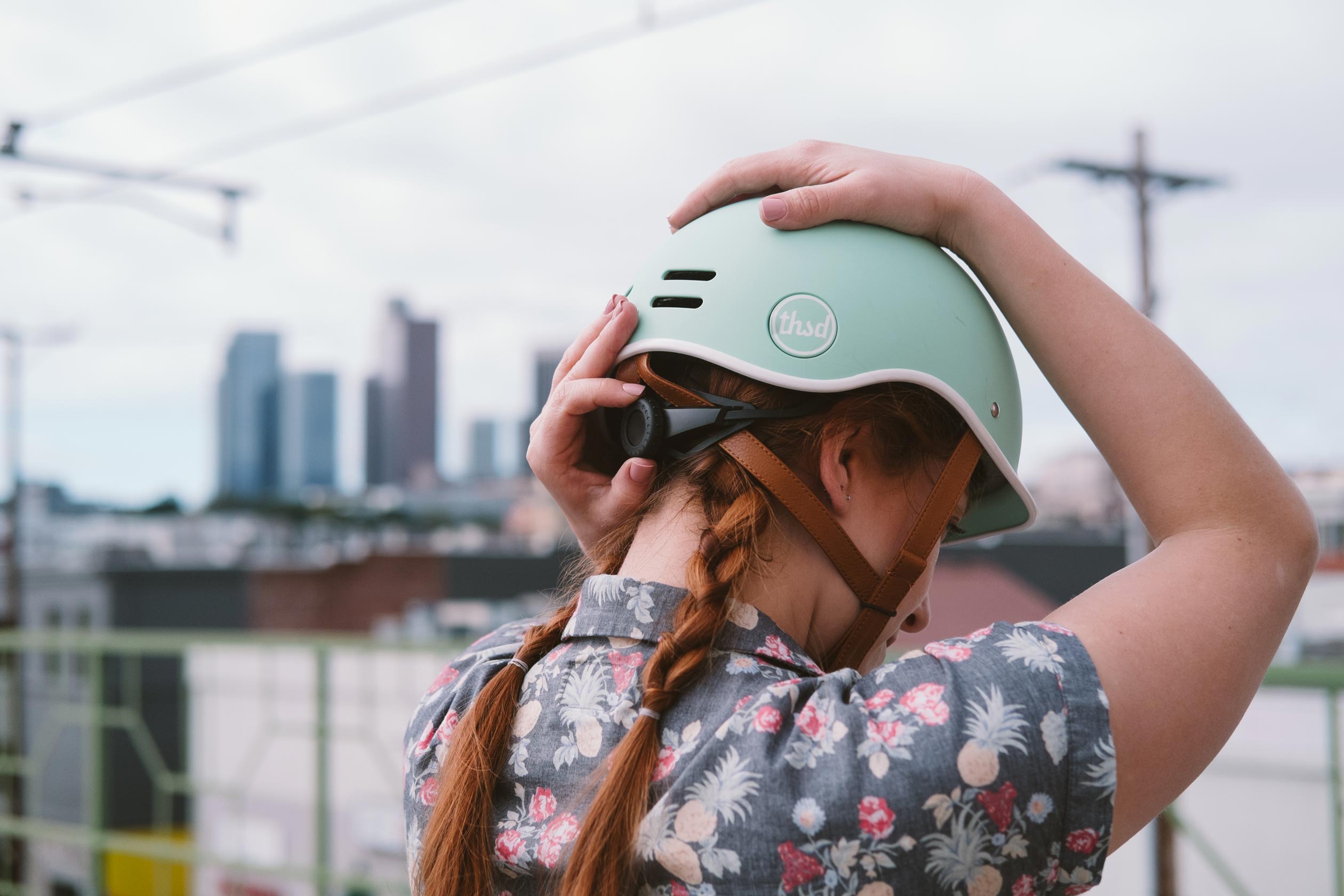 Heritage Bike Helmet, Petal Pink