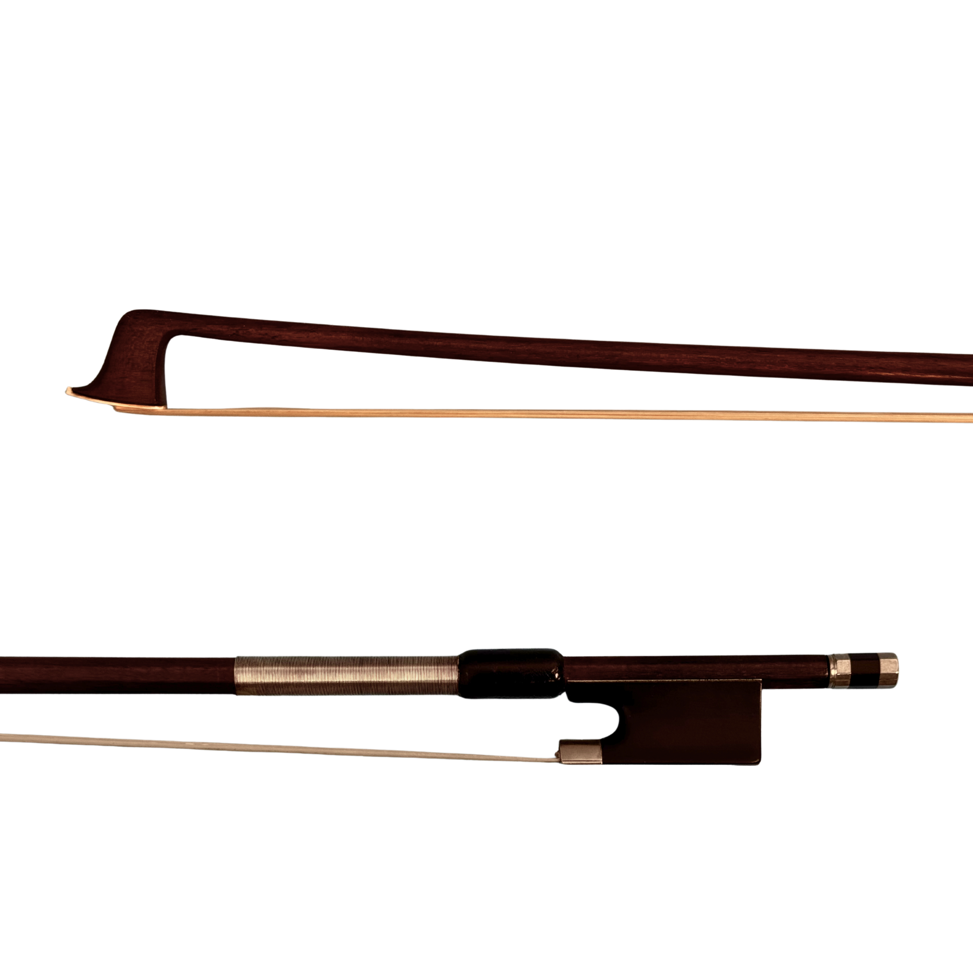 Unstamped French Silver Mounted Violin Bow in action