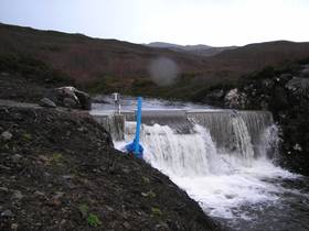 Eigg Hydro weir