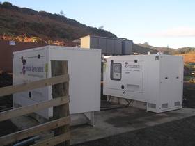 Eigg diesel generators