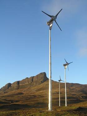 Eigg wind turbines