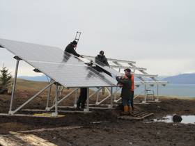 Installing PV on Eigg 2011