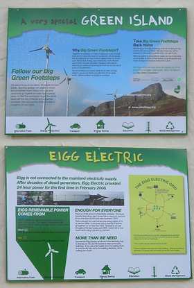 Isle of Eigg Notice Boards