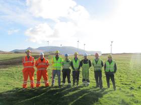 Turbine installation team