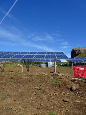 Canna - installing ground PV