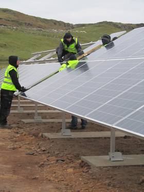 Isle of Muck installing PV