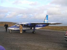 Foula plane