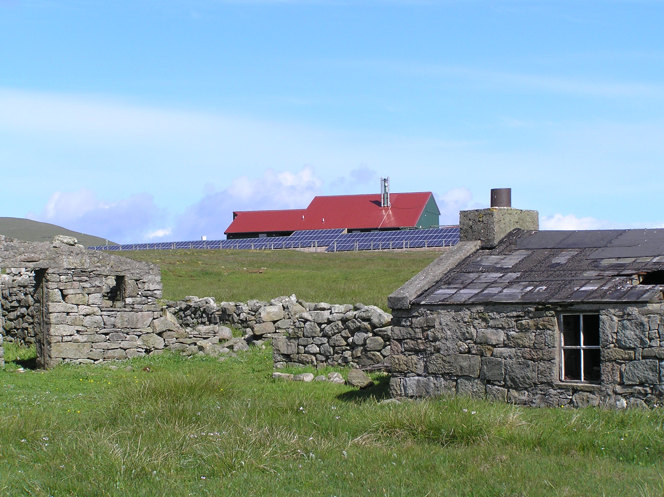 Foula - view of panels