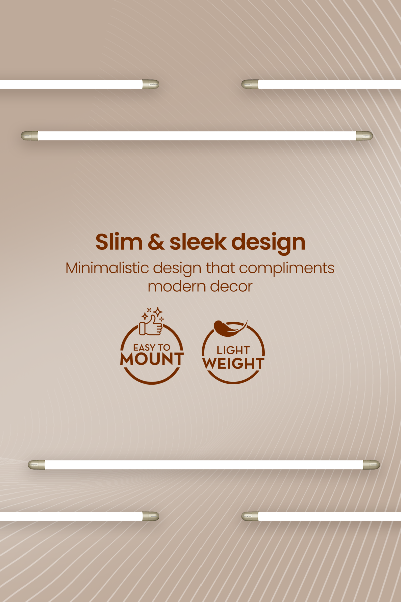 Slim & Sleek Design