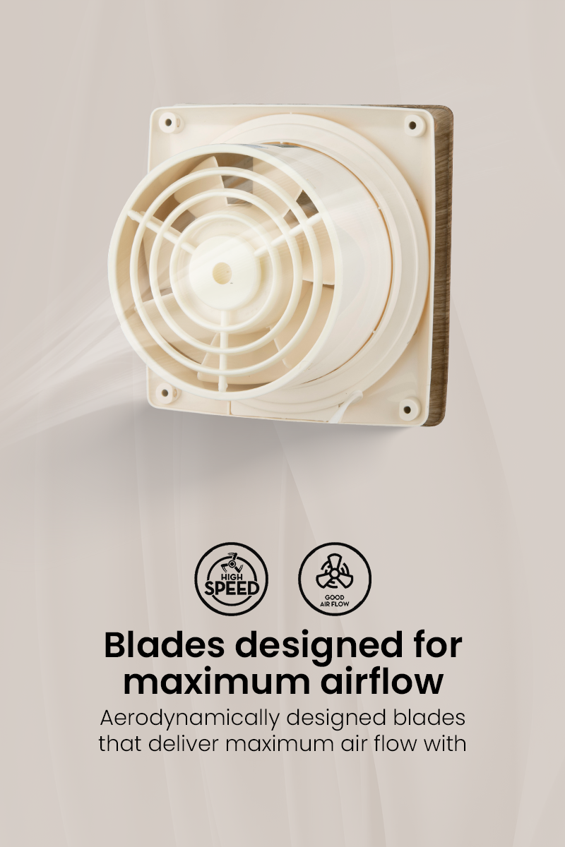 Blades Designed For Maximum Airflow