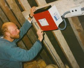 Martin installing Sunny Boy