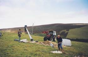 Installing Proven wind turbine New Radnor