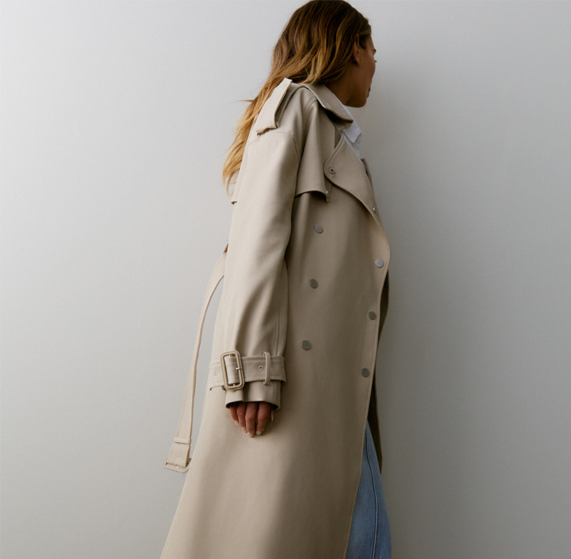 All saints hot sale myla trench