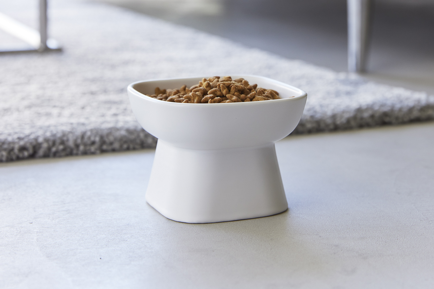 Ceramic Pet Food Bowl : Microwave and Dishwasher Safe