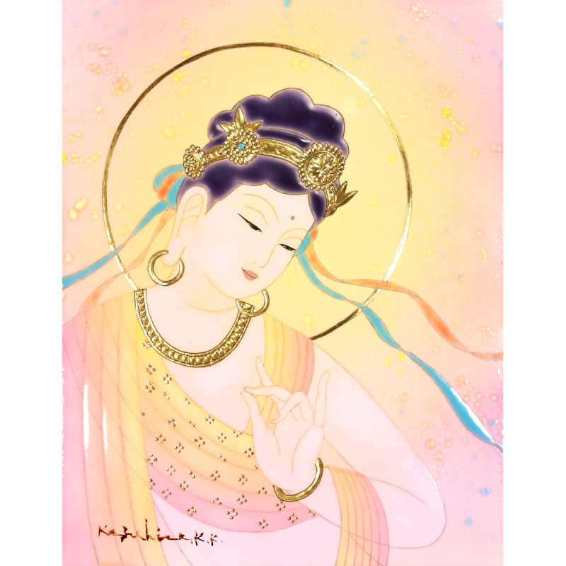 陶彩画_菩薩作品_和顔_全体