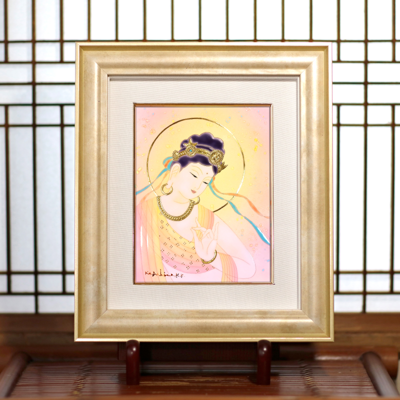 陶彩画_菩薩作品_和顔_展示イメージ
