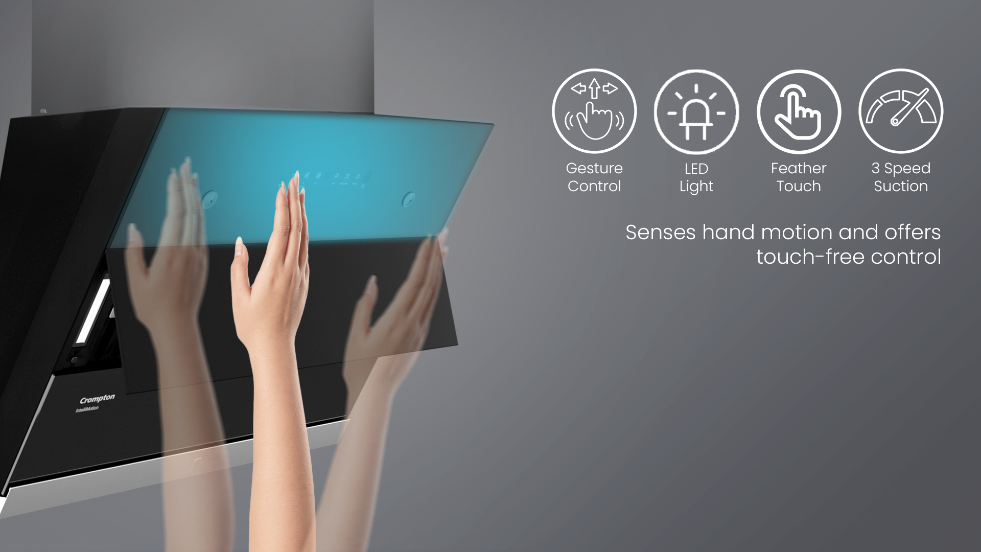 Senses Hand Motion And Offers Touch-Free Control