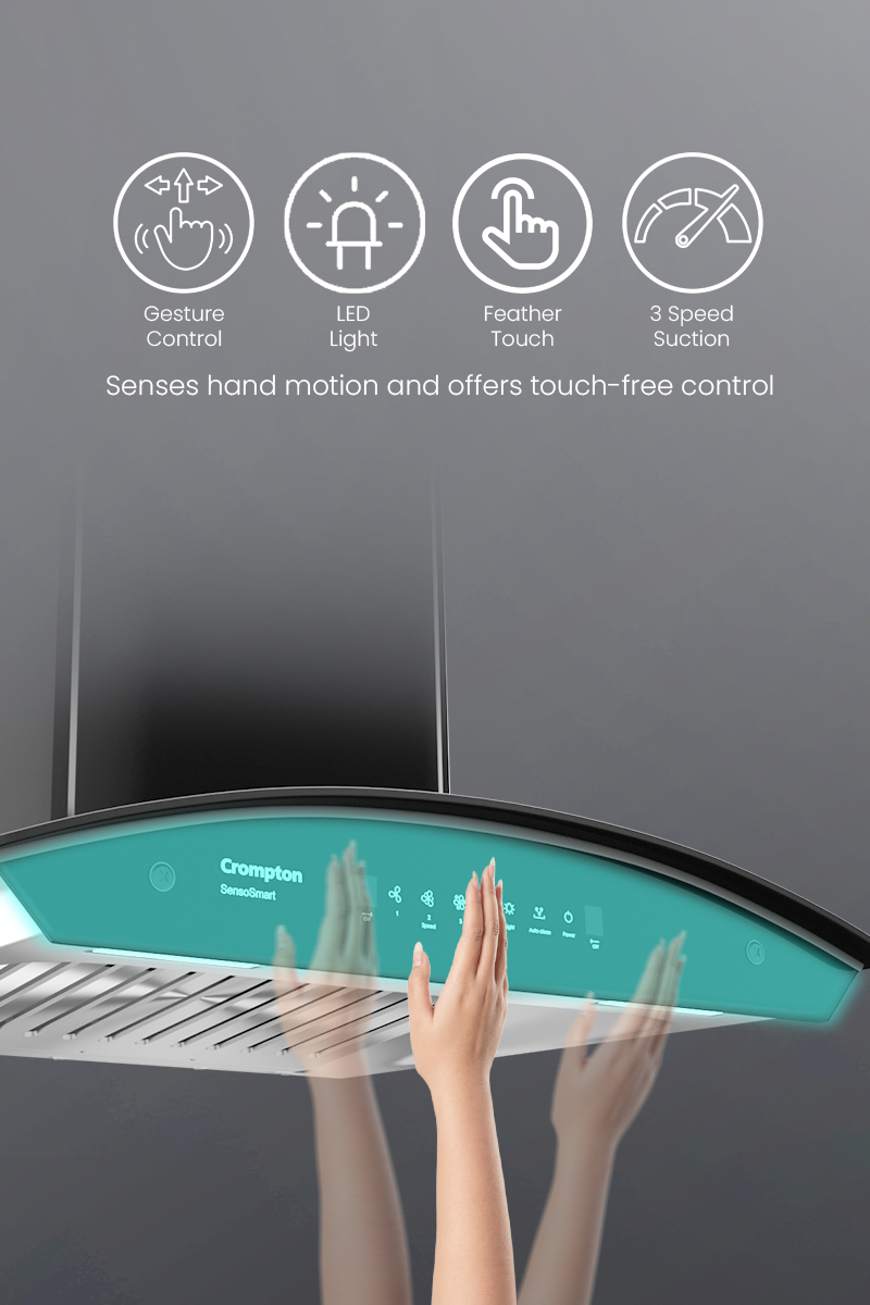 Senses Hand Motion and Offers Touch-Free Control