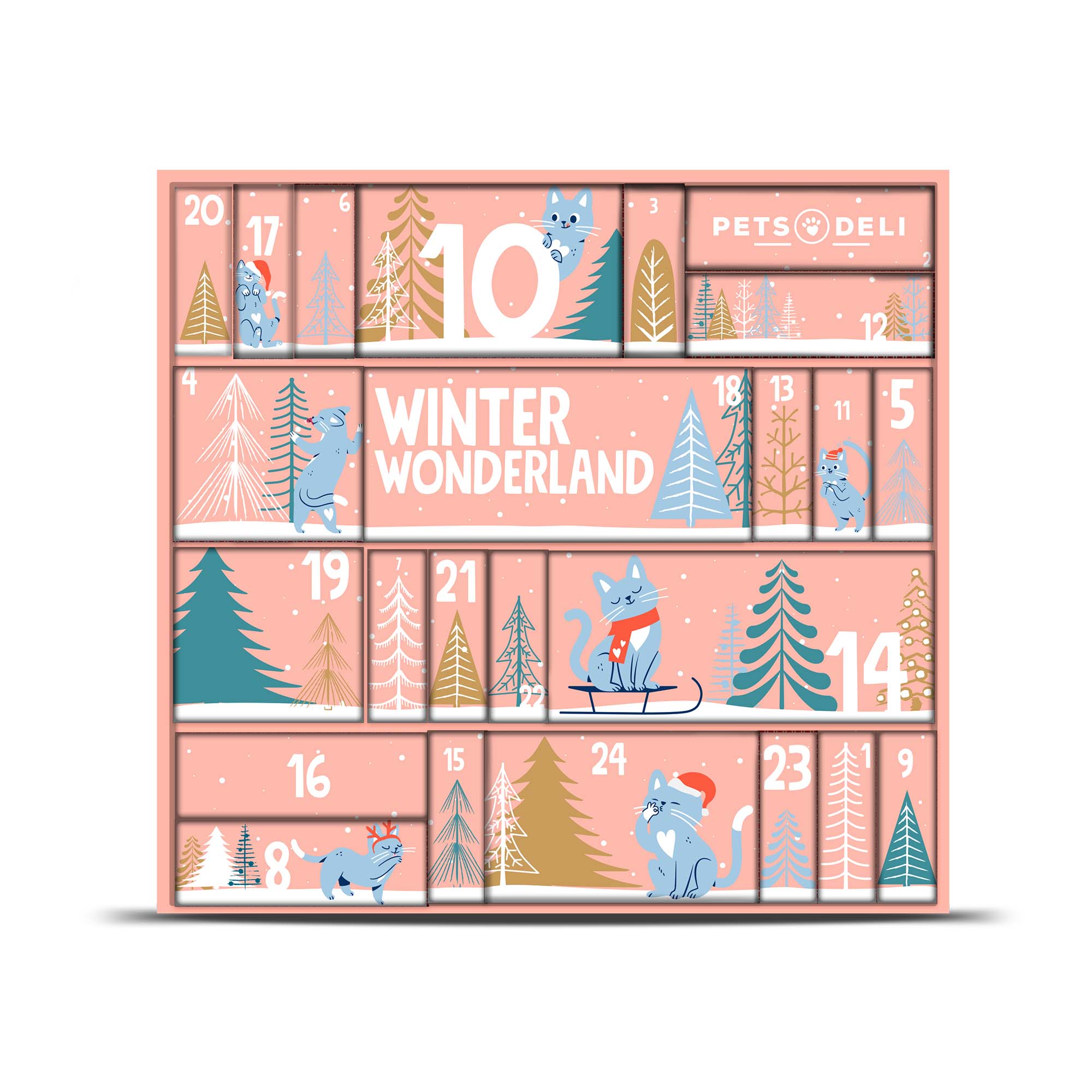 Adventskalender 2024 für Katzen - 935g / 1 Stück