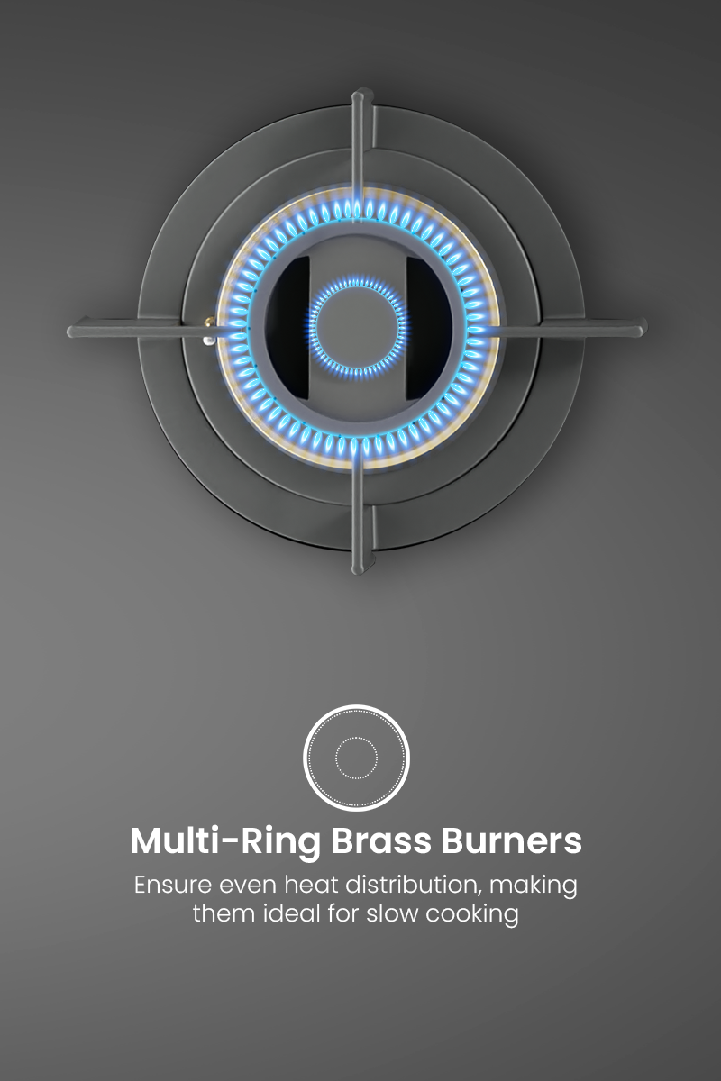 Multi-Ring Brass Burners