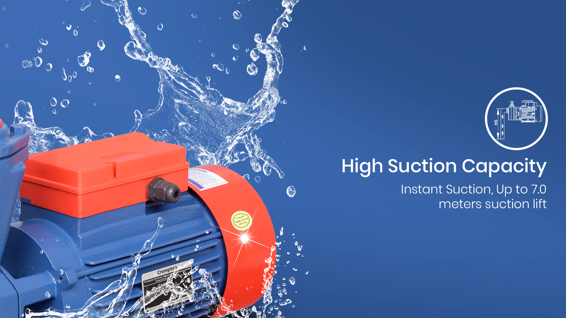 High Suction Capacity