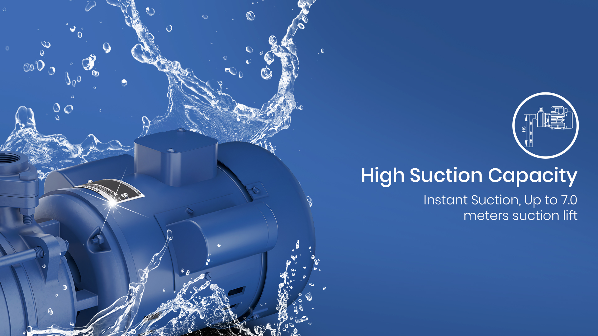 High Suction Capacity