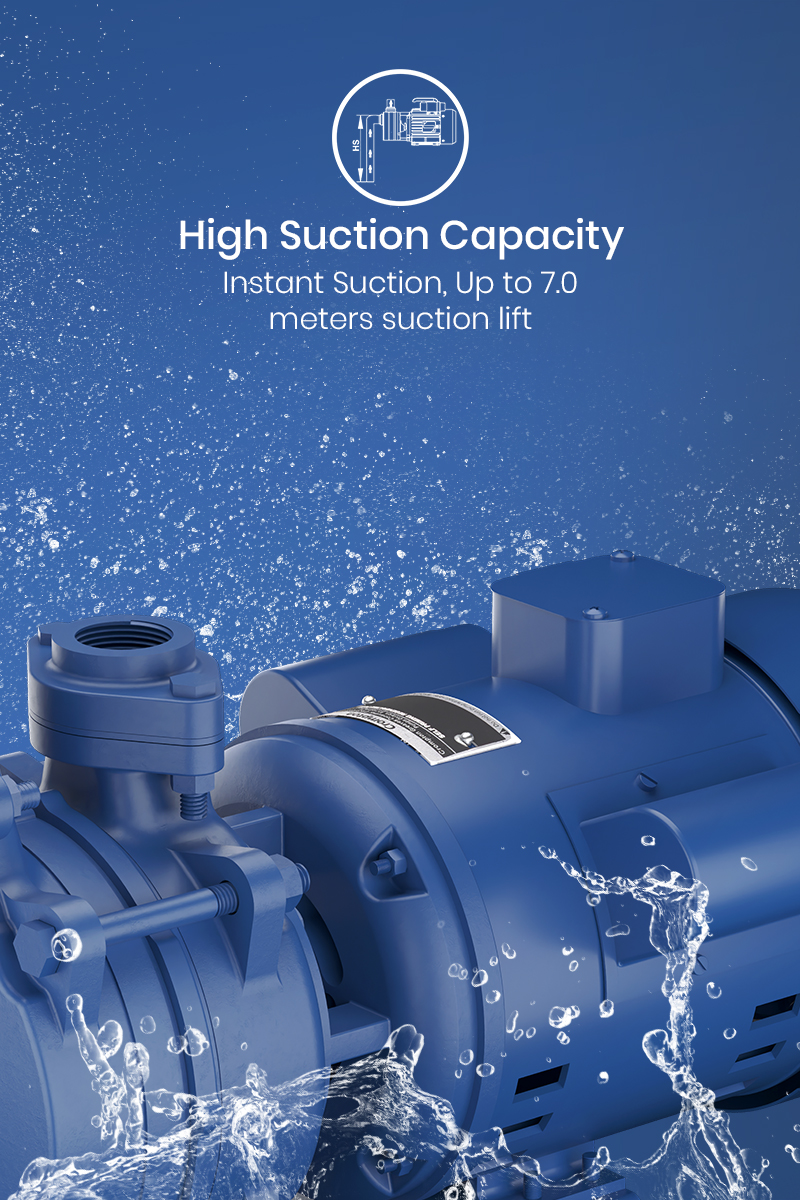 High Suction Capacity