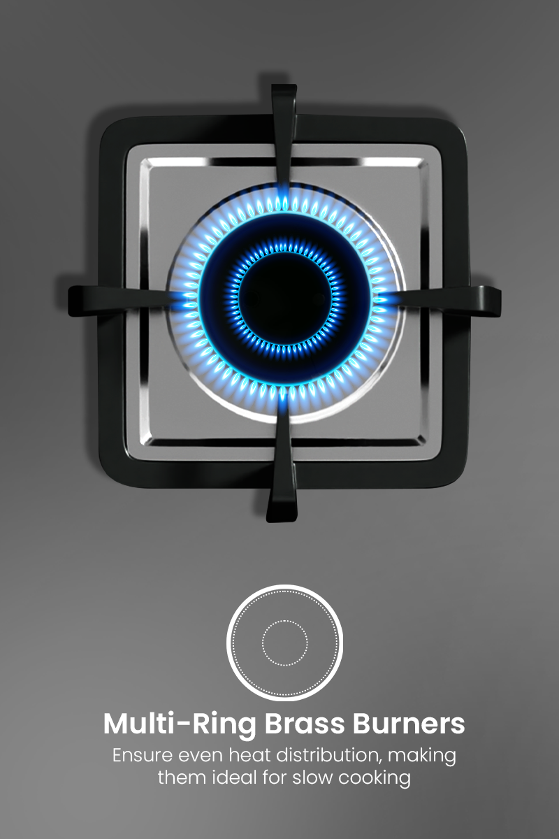 Multi-Ring Brass Burners