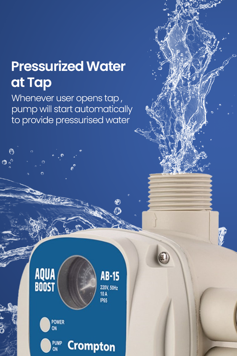 Pressurized Water at Top