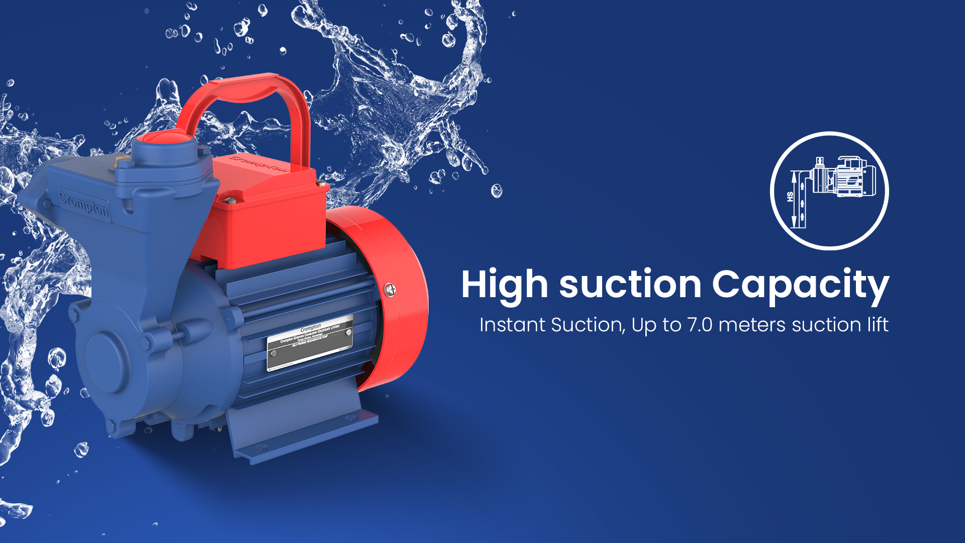 High Suction Capacity