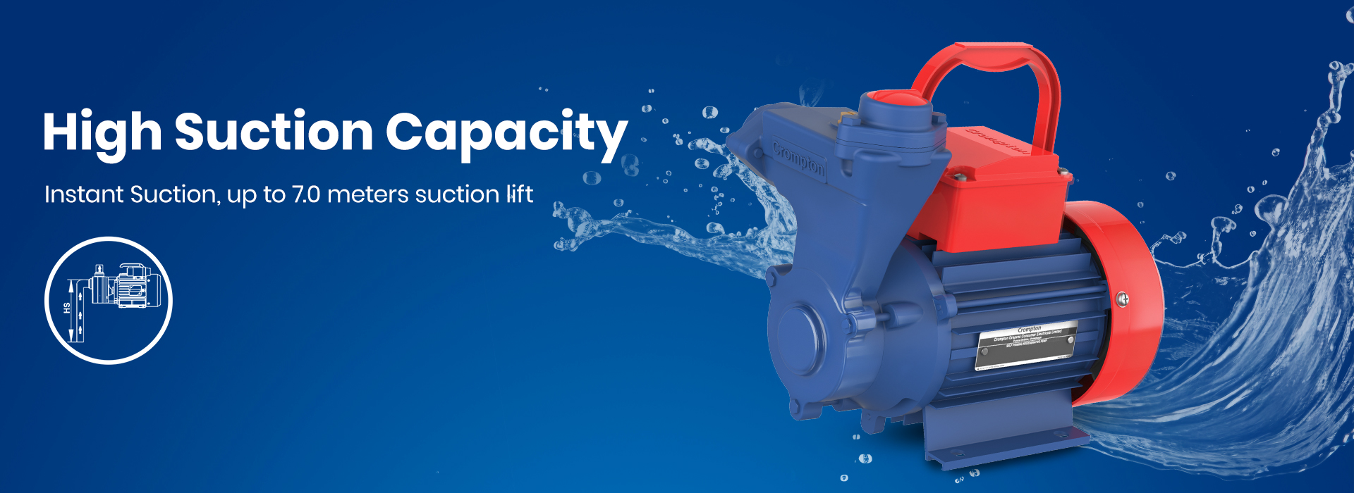 High Suction Capacity