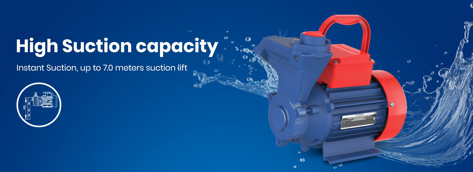 High Suction Capacity