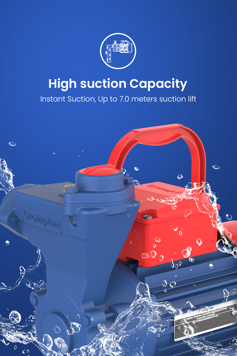 High Suction Capacity