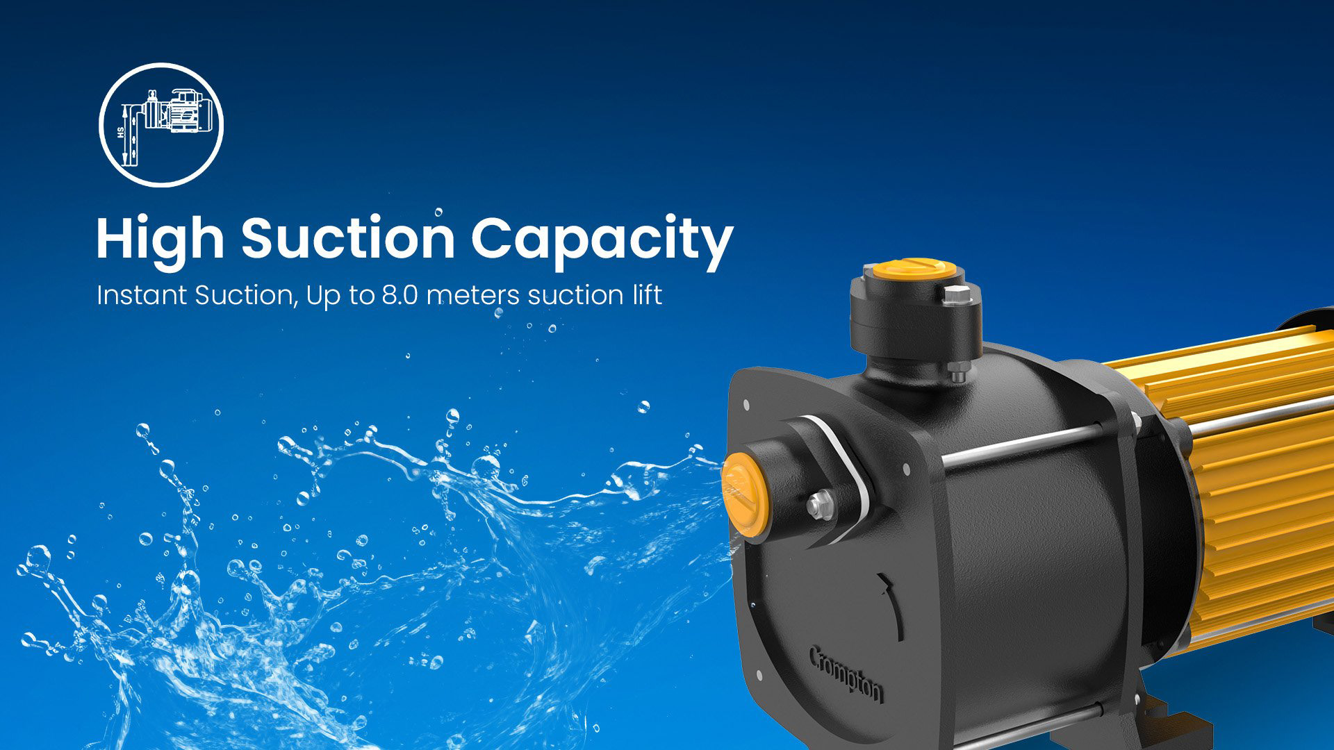 High Suction Capacity