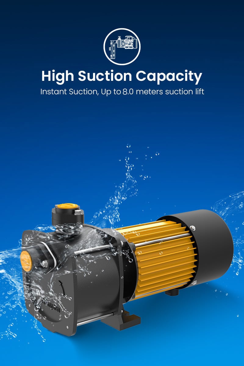 High Suction Capacity