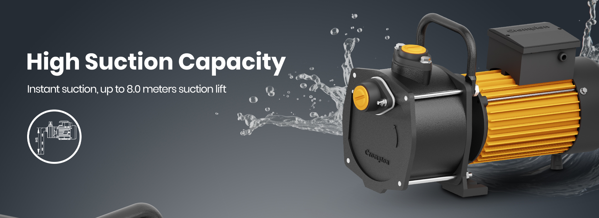 High Suction Capacity