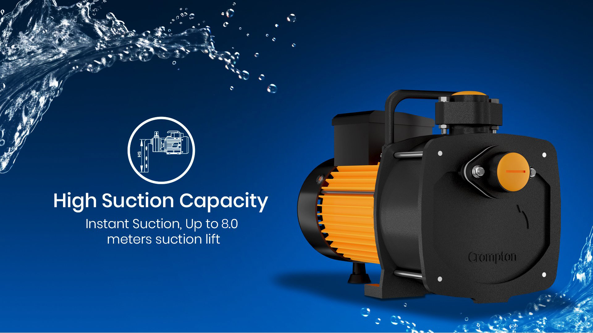 High Suction Capacity