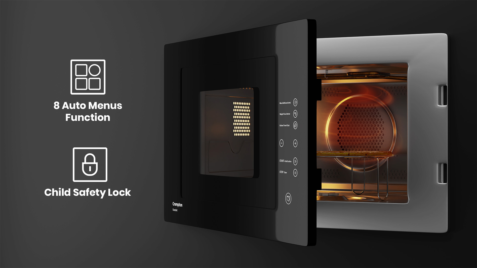 8 Auto Menus Function, Child Safety Lock