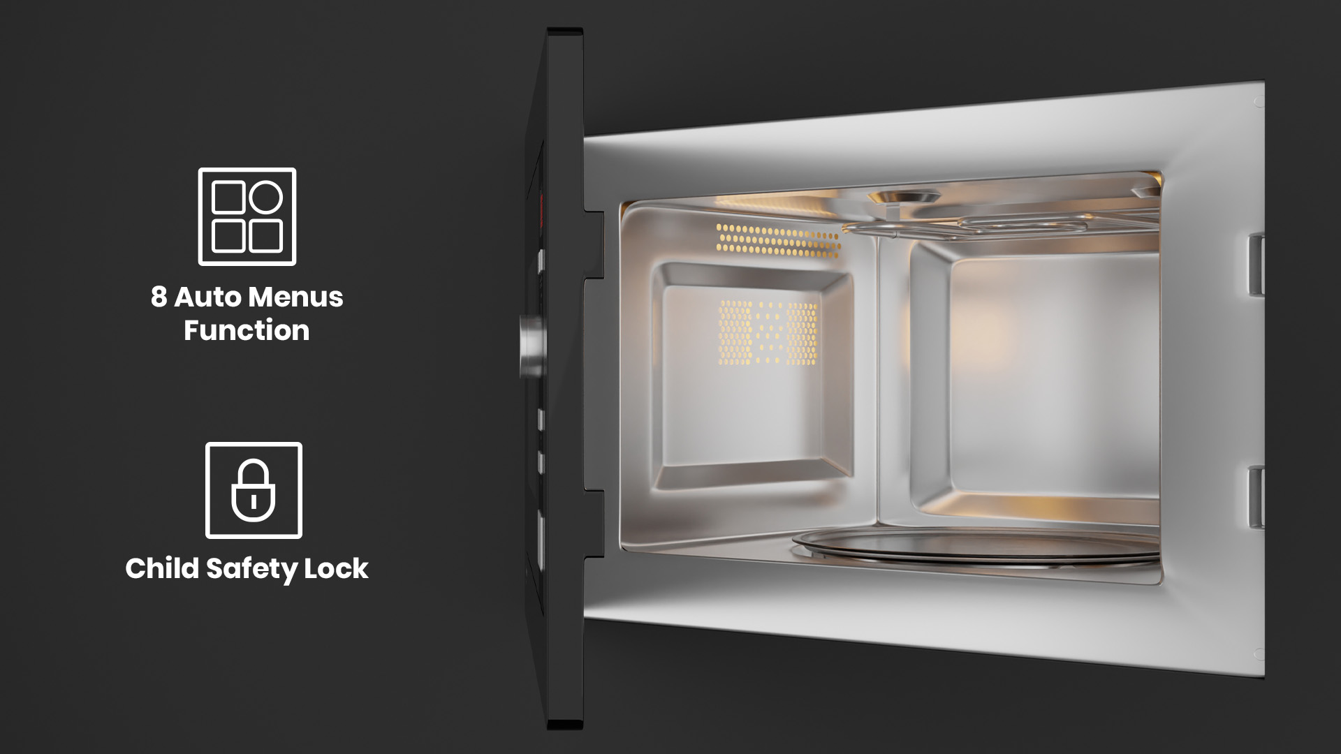 8 Auto Menus Function, Child Safety Lock