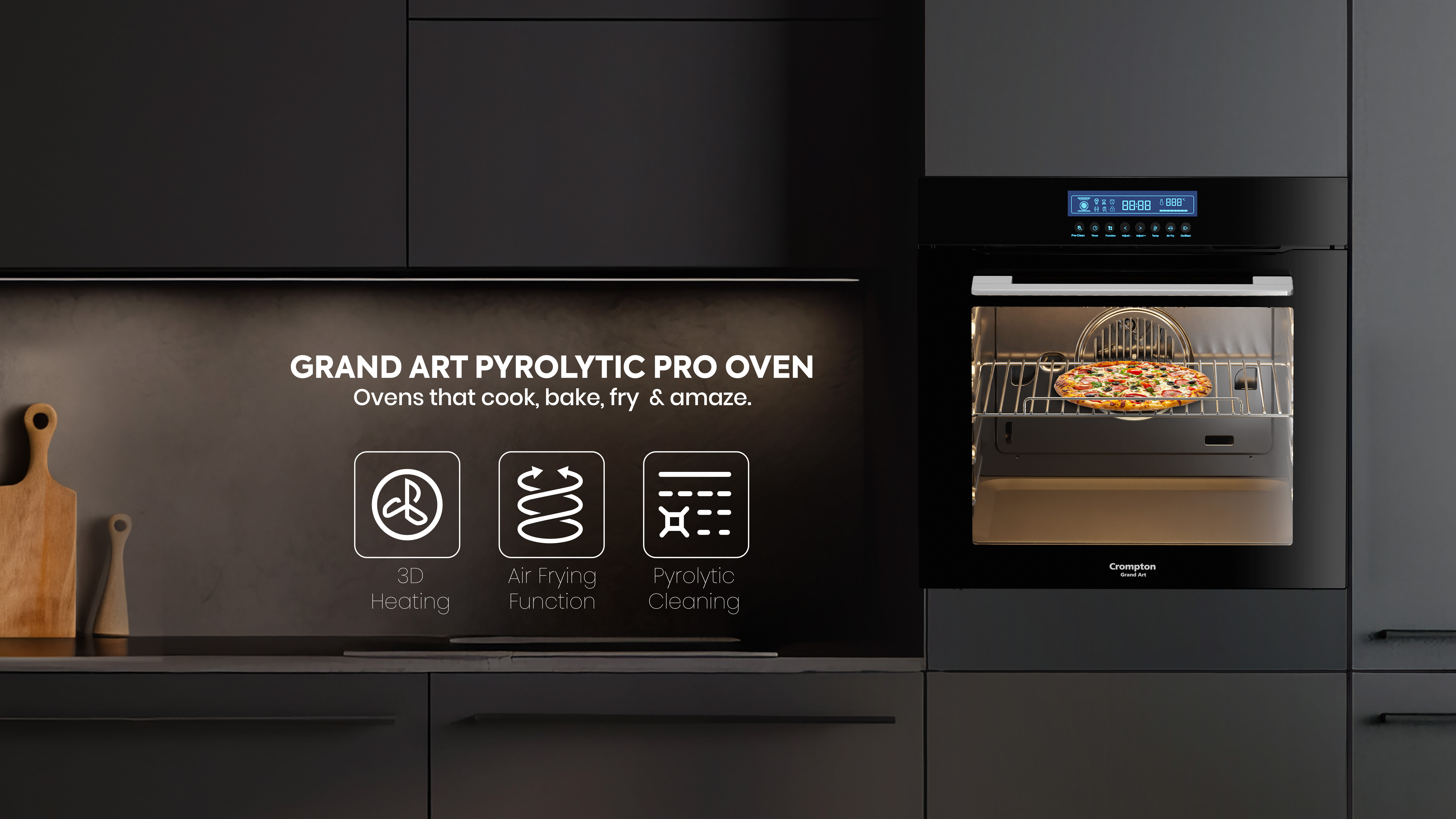 Grand Art Pyrolytic Pro Oven