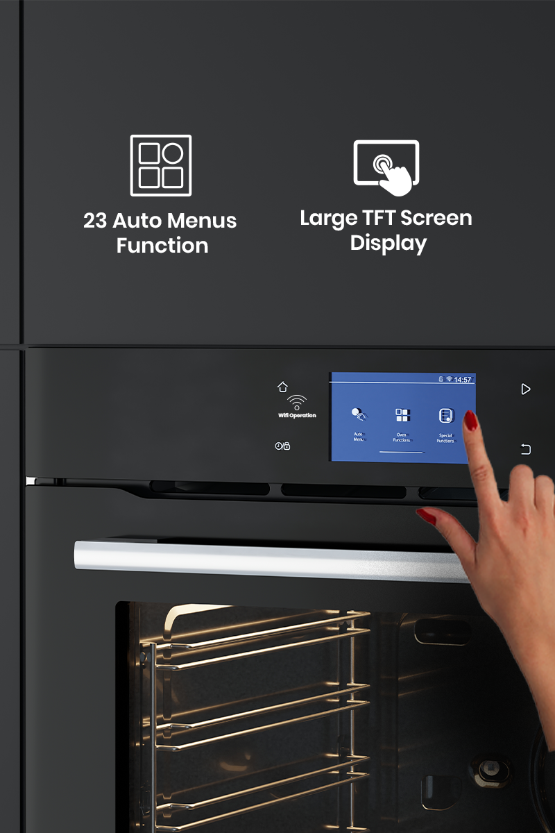 23 Auto Menus Functions, Large TFT Screen Display