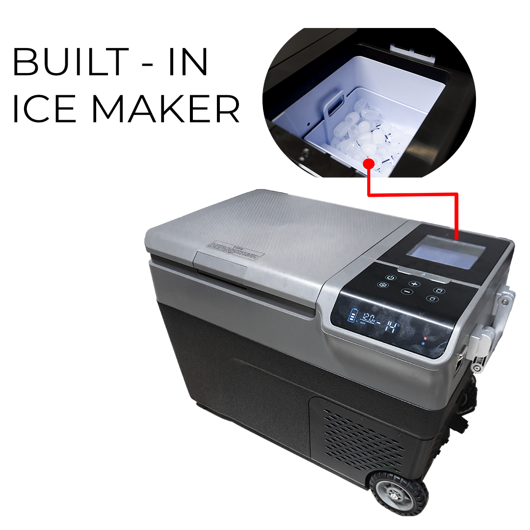 with Built-In Ice Maker!