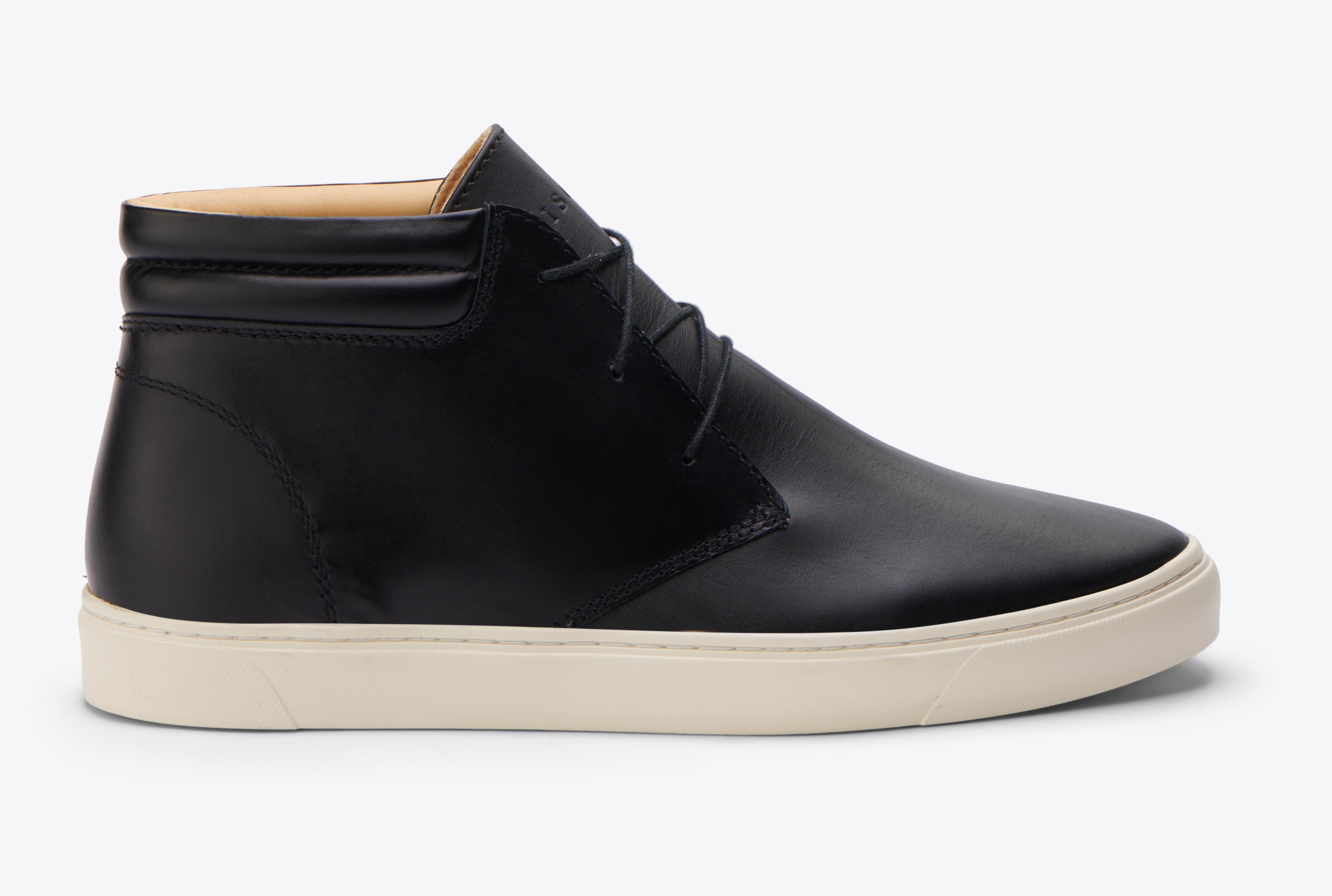 Nisolo Everyday Mid Top Sneaker Black - Every Nisolo product is built on the foundation of comfort, function, and design. 
