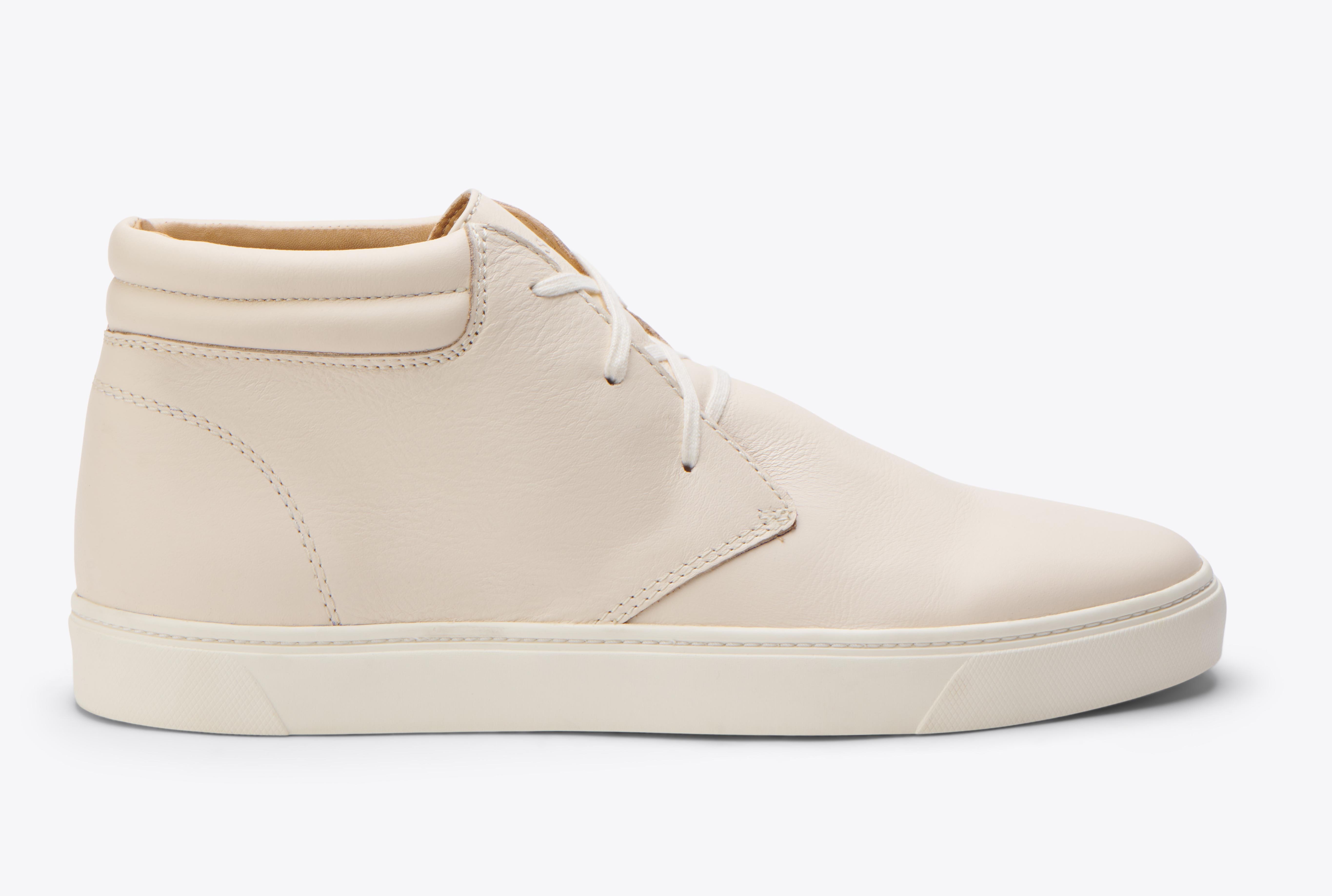 Nisolo Everyday Mid Top Sneaker Bone - Every Nisolo product is built on the foundation of comfort, function, and design. 