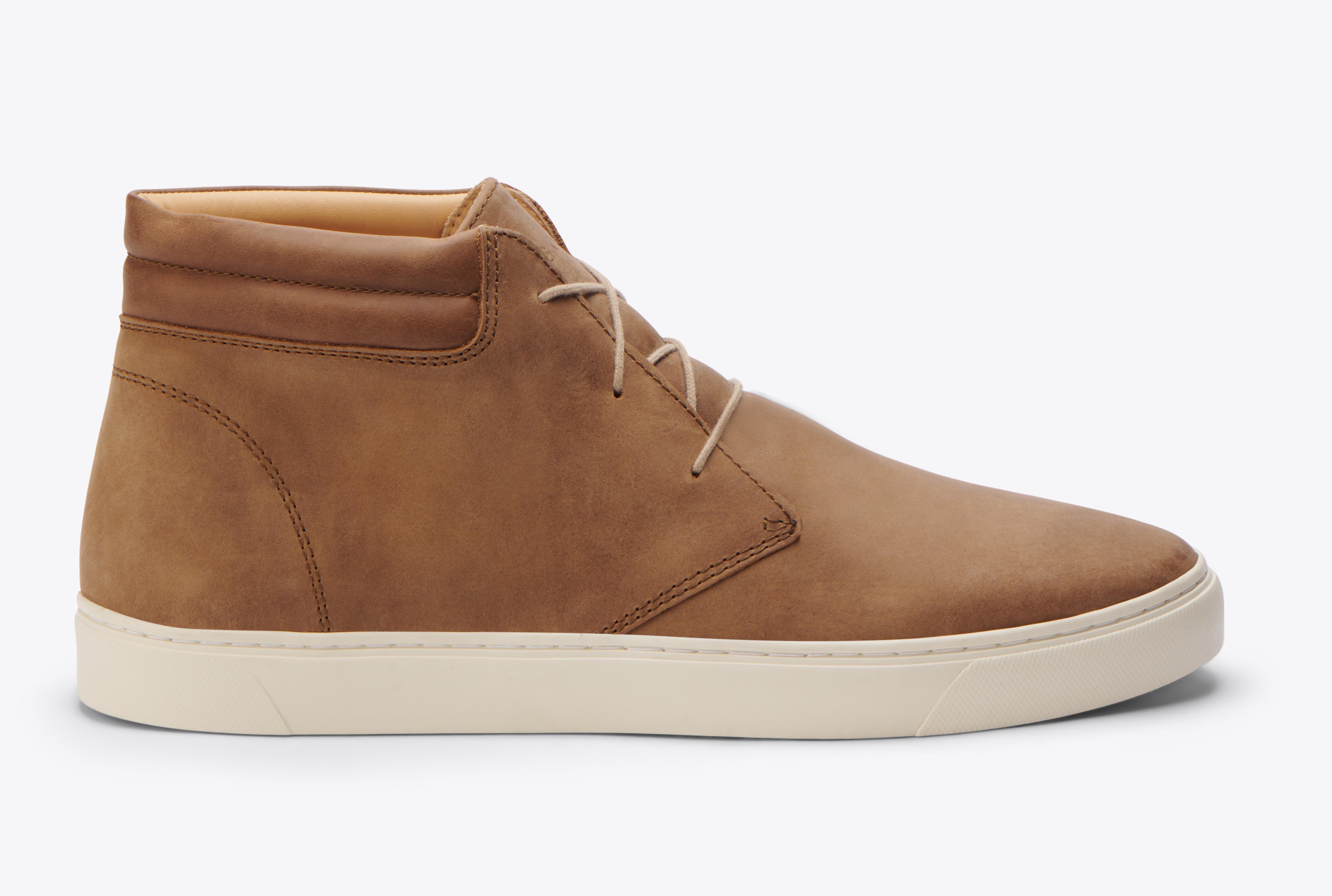 Nisolo Everyday Mid Top Sneaker Tobacco